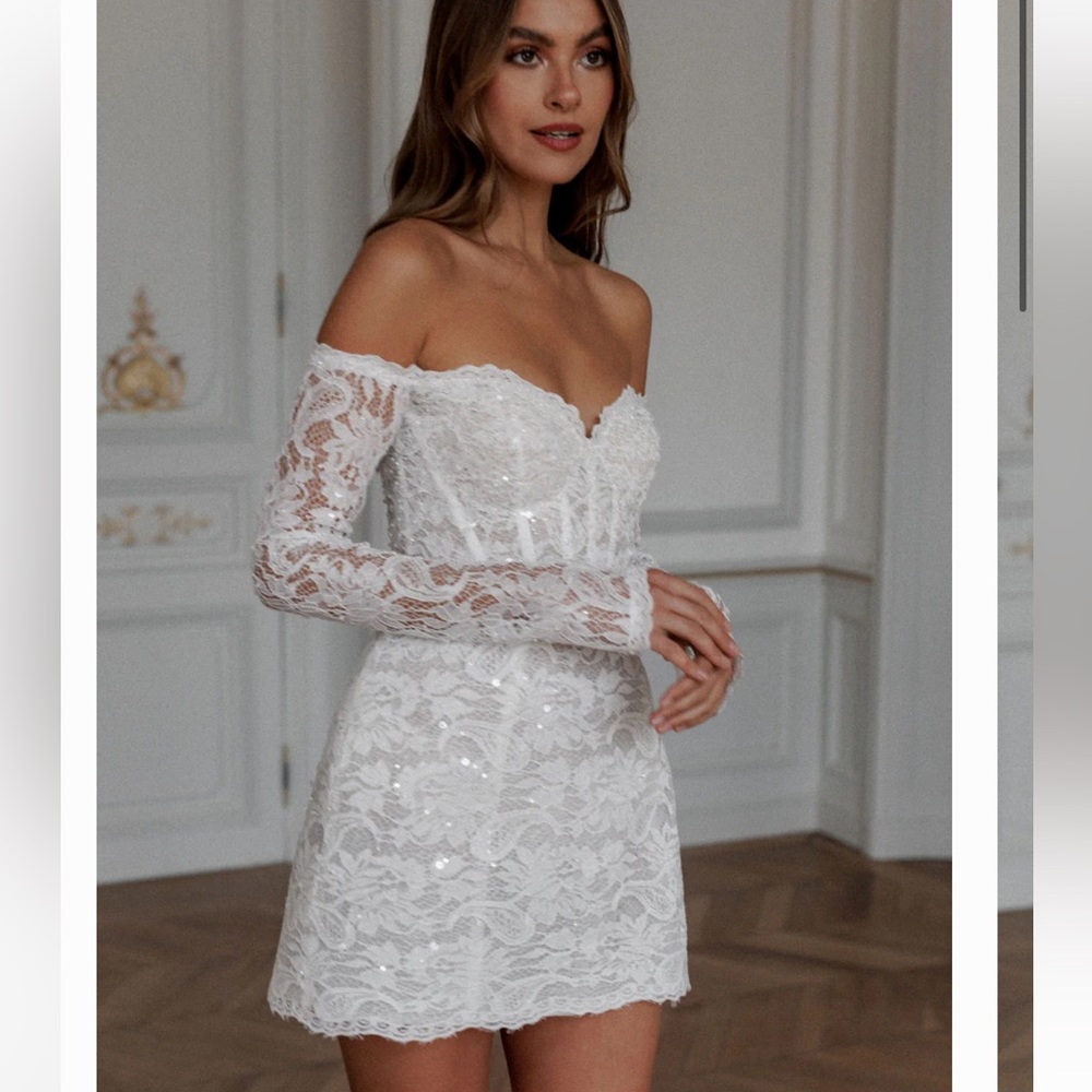 Rosie Etienne Anna Bridal Mini Dress